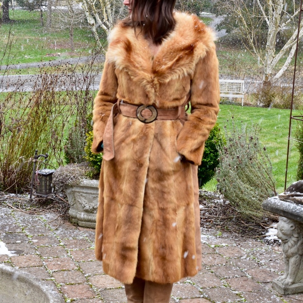 Authentic Red Fox Fur Jacket